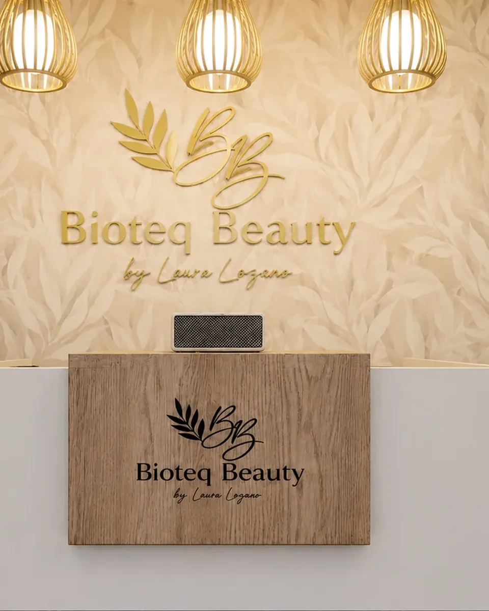 Detalle del espacio de Bioteq Beauty